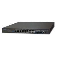 Planet Layer 3 24-Port 10/100/1000T + 4-Port 10G SFP+ Stackable Managed Switch - W124774724