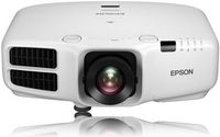 Epson 3LCD, 7000 Lumens, 1024 x 768, 4:3, CR 5000 : 1, Cinch audio in, 4 x Stereo mini jack audio in, Stereo mini jack audio out, VGA out, S-Video in, BNC in, Composite in, DisplayPort, HDMI in, VGA in, Ethernet, RS-232C - W125456933