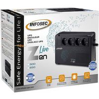 Infosec ZEN LIVE 500VA UPS LINE INTERACTIVE - 4x OUTLET - W125489304
