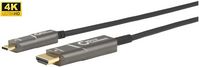 MicroConnect USB-C HDMI fiber cable 30m - W124377213