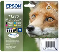 Epson Multipack "Renard" (T1285) - Encre DURABrite Ultra N, C, M, J - W124546769