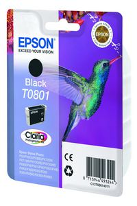 Epson Singlepack Black T0801 Claria Photographic Ink - W124546761