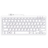 R-Go Tools R-Go Compact Keyboard, QWERTY (ES), white, wired - W125071006