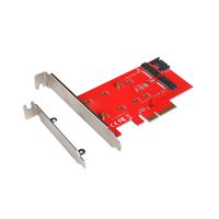 i-tec i-tec PCI-E 2x M.2 Card (PCI-E/SATA) - W124868489
