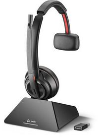 Poly Savi 8210 Uc Headset Wireless Handheld Office/Call Center Bluetooth Black - W128564753
