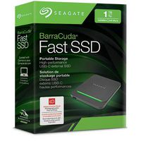 Seagate BarraCuda Fast SSD, 1 TB, exFAT, 540 MB/s - W128380316