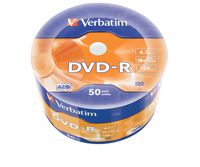 Verbatim DVD-R Matt Silver 50 Pack Wrap Spindle - W125625480