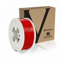 Verbatim 2.85 mm, PET-G, 8.1 KJ/m2, Red - W125625583