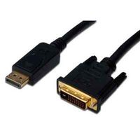 Digitus DisplayPort adapter cable, DP - DVI (24 1) M/M, 2.0m, w/interlock, DP 1.1a, CE, bl - W125424904