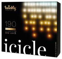 Twinkly icicle 190 Gold Edi LED AWW - W125346408