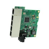 Brainboxes Embedded Industrial 5 Port Gigabit Ethernet Switch, Auto MDIX, 3.6W Max: 720mA@+5VDC/120mA@+30VDC - W125656186