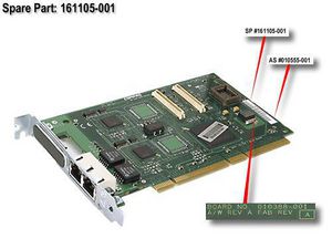 NIC PCI64 DUAL 10/100 I-B 5705965668313 161105-001,138603-B21 - 