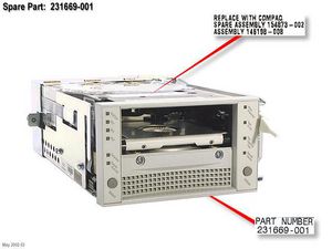 DRV,TAPE DLT,W/FAN - Controladores de CD -  5705965781753