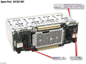 BOARD,BCKPLNE W/DRV CAGE - Placas bases -  5705965730355