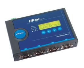 NPORT DEVICE SERVER 12-48VDC,  NPORT 5450I W/ ADAPTER - I/O -