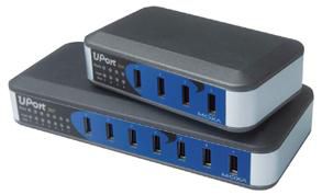 USB HUB 2,0 4-PORT, INDUSTRIEL  UPORT 204 - I/O -