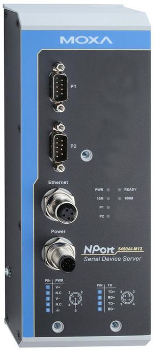 NPORT DEVICE SERVER, 2 PORT, M 46583 - I/O -  5703431465831