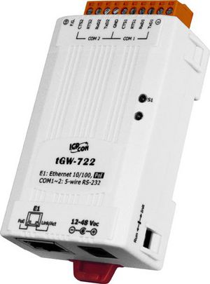 TINY MODBUS/TCP GATEWAY, PoE, TGW-722 CR - 5703431488113