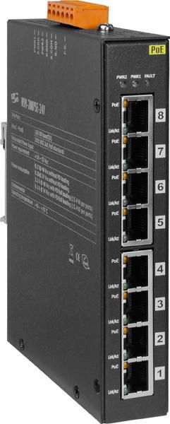 INDUSTRIAL UNMANAGED ETHERNETS NSM-208PSE-24V CR - 5703431489813