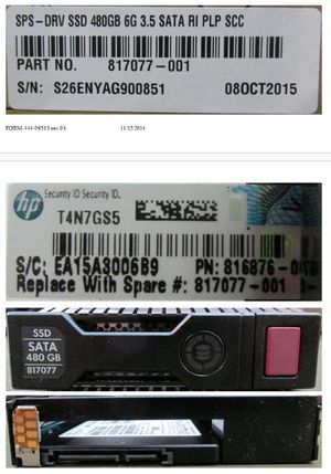 480GB hot-plug SSD 3.5  Inch 5711783214595 - 