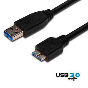 USB 3.0 connection  cable, 4016032283294 USB3.0AB2MICRO - USB 3.0 connection  cable, -type A - micro B M/M, 1.8m, - 4016032283294