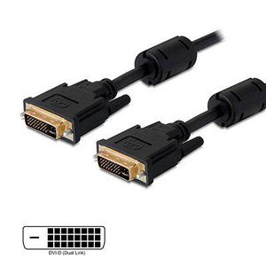 DVI connection cable, 4016032298335 - DVI connection cable, -DVI(24+1), 2x ferrit M/M, - 4016032298335