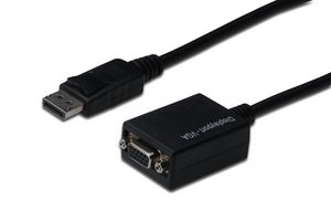 DisplayPort adapter cable, DP 4016032289289 DPVGA15CM - DisplayPort adapter cable, DP -- HD15 M/F, - 4016032289289