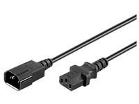 Power Cord C13 F - C14 M 0.6m 8716065113884 - Power Cord C13 F - C14 M 0.6m -IEC 60320 C13 - IEC 60320 C14 - 8716065113884