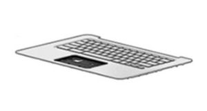 Top Cover & Keyboard (Swiss) - 