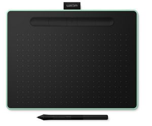 Wacom Medium Tablet USB/Bluetooth  PN: CTL-6100WLE-N - Wacom Medium Tablet with Pressure-Sensitive, 216x135mm, USB/Bluetooth 4.2, Expresskeys, 2540lpi, 133pps, 410g, Black/Pistachio Green
PN: CTL-6100WLE-N