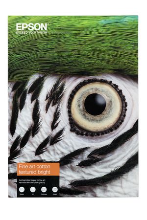 Fine Art Cotton Textured - Fine Art Cotton Textured -Bright A4 Paper -