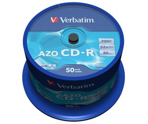 AZO CD-R 52X 700MB Crystal 43343 - CD media -  023942433439