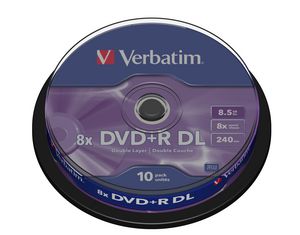 DVD+R Double Layer 8X 8.5GB 43666 - DVD+R/RW media -  023942436669