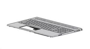 Top Cover Nsv W Kb Bl Nsv Fr 5706998746252 842105 - Top Cover Nsv W Kb Bl Nsv Fr -L24752-051, Keyboard, 39.6 cm - 5706998746252