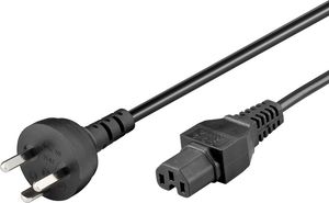 Power Cord DK EDB to C15 1.8m 5711783988571 - Power Cord DK EDB to C15 1.8m -DK IEC 320 EDB to C15  black - 5711783988571