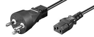 PowerCord DK 10m IEC320 5711783225225 - PowerCord DK 10m IEC320 -Black - 5711783225225
