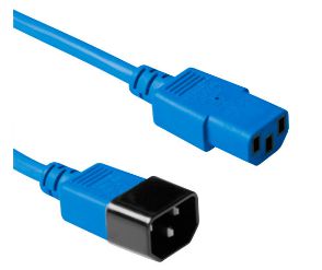 Power Cord C13-C14 1.8m Blue 8716065299595 - Power Cord C13-C14 1.8m Blue -Extension Cable,10A/250V - 8716065299595