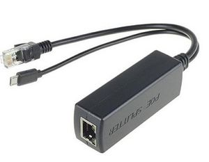 PoE Splitter, 5V 2.4A 5711783978244 DSLRKIT - PoE Splitter, 5V 2.4A -Ethernet to RJ45 + MicroUSB - 5711783978244