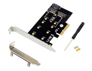 PCIe x4 M.2 B & M Key NVMe 5704174031963 - PCIe x4 M.2 B & M Key NVMe -SSD Adapter No driver is - 5704174031963