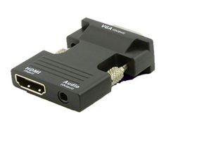 HDMI Female - VGA Male 5712505917183 - HDMI Female - VGA Male -Black - 5712505917183