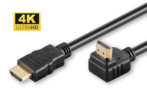 HDMI High Speed cable, 1,5. 5711783363408 - HDMI High Speed cable, 1,5. -A-plug, 90 rotated - 5711783363408