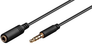 Headphone & Audio Cable, 1.5m 5711045784866 - Headphone & Audio Cable, 1.5m -3.5mm Minijack extension Cable - 5711045784866