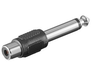 Adapter 6.3mm - RCA M-F 5705965867006 - Adapter 6.3mm - RCA M-F -Mono - 5705965867006