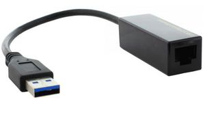 USB3.0 to Gigabit Ethernet 5712505560549 N7P47AA, N7P47AA#AC3, XZ613AA#AC3, XZ613AA, 4X90E51405, FM7 - USB3.0 to Gigabit Ethernet -RJ45 10/100/1000Mbps black - 5712505560549