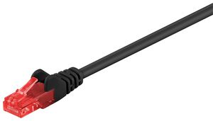 U/UTP CAT6 0.5M Black PVC 5711045262586 - U/UTP CAT6 0.5M Black PVC -Unshielded Network Cable, - 5711045262586