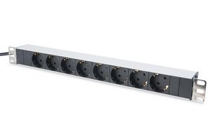 8-way Outlet strip,19 2meter 4016032266396 IC-CN-691099 - 8-way Outlet strip,19