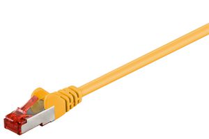 S/FTP CAT6 2m Yellow LSZH 5704327713135 - S/FTP CAT6 2m Yellow LSZH -PiMF (Pairs in metal foil) - 5704327713135