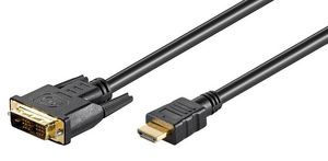 HDMI 19 - DVI-D 18+1 1.5m M-M 5711783368533 - HDMI 19 - DVI-D 18+1 1.5m M-M -Resolution :  HDTV up to - 5711783368533