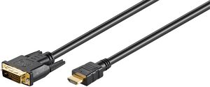 HDMI 19 - DVI-D M-M Cable 1m 5711783978336 - HDMI 19 - DVI-D M-M Cable 1m -HDMI Type A - DVI-D 24+1 M-M - 5711783978336