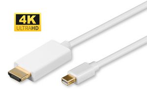 4K Mini Displayport to HDMI 5704174123088 - 4K Mini Displayport to HDMI -Cable 2m incl. audio - 5704174123088